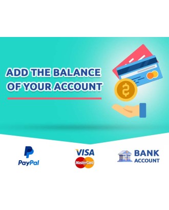 Add the balance of your account